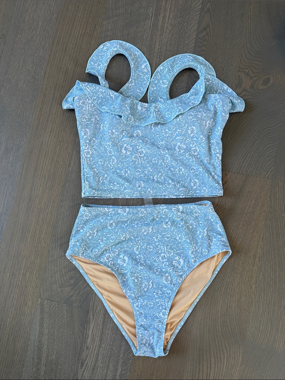 Geode blue floral swimsuit brand new without tags